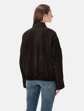 Sword suede bomber jacket -  | Spazio Pritelli