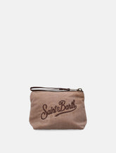 MC2 Saint Barth Mini Aline waxed pouch -  | Spazio Pritelli