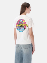 This is Acquasalata cotton T-shirt with shark print -  | Spazio Pritelli