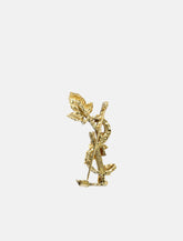 Saint Laurant Botanic Cassandre Gold Brooch -  | Spazio Pritelli