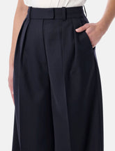 Lou wool blend wide trousers -  | Spazio Pritelli