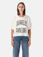 ANINE BING Johnny cropped T-shirt -  | Spazio Pritelli