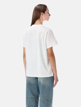 Ganni raspberry print cotton T-shirt -  | Spazio Pritelli