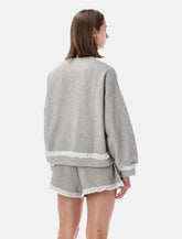 Ganni Isoli lace sweatshirt -  | Spazio Pritelli