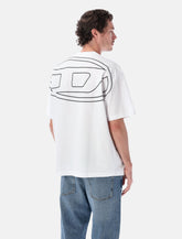 Diesel Boggy cotton T-shirt with Oval DEN Description -  | Spazio Pritelli