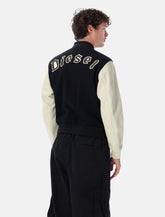 Diesel wool and leather bomber jacket -  | Spazio Pritelli