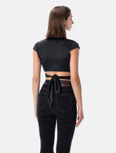Diesel Reno wrap crop top -  | Spazio Pritelli