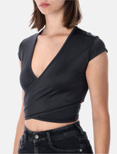 Diesel Reno wrap crop top -  | Spazio Pritelli