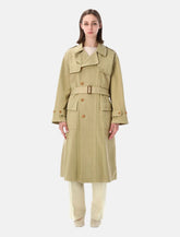 Auralee garment-dyed cotton trench -  | Spazio Pritelli