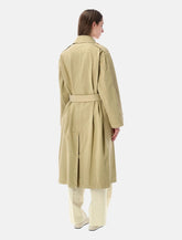 Auralee garment-dyed cotton trench -  | Spazio Pritelli