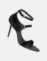 Alaïa Women's Black Suede Drop Sandals -  | Spazio Pritelli