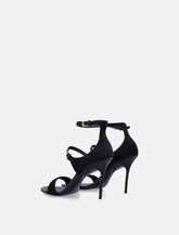 Alaïa Women's Black Suede Drop Sandals -  | Spazio Pritelli
