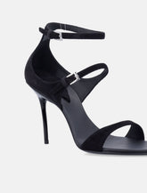 Alaïa Women's Black Suede Drop Sandals -  | Spazio Pritelli