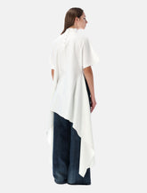 Alaïa asymmetric cotton T-shirt -  | Spazio Pritelli