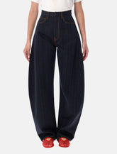 Alaïa Rounded jeans - nuit -  | Spazio Pritelli