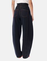Alaïa Rounded jeans - nuit -  | Spazio Pritelli