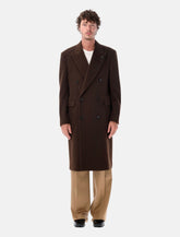 Lardini double-breasted wool coat -  | Spazio Pritelli