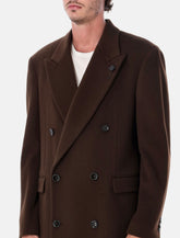 Lardini double-breasted wool coat -  | Spazio Pritelli