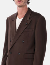 Lardini double-breasted wool suit -  | Spazio Pritelli
