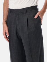 Lardini pleated stretch wool trousers -  | Spazio Pritelli