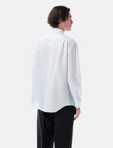 Salvatore Piccolo Alberto cotton-blend stripe shirt -  | Spazio Pritelli