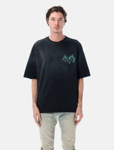 T-shirt oversize Crystal Flames di Amiri -  | Spazio Pritelli