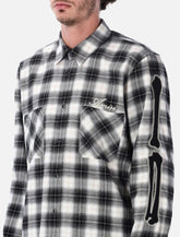 Amiri Bones flannel cotton overshirt -  | Spazio Pritelli