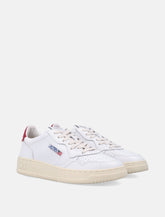 Autry Medalist white and red sneakers -  | Spazio Pritelli
