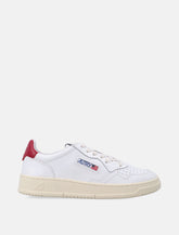 Autry Medalist white and red leather woman's sneakers -  | Spazio Pritelli