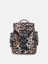Ganni leopard nano backpack -  | Spazio Pritelli