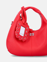 Ganni Mini Hobo grained bag red -  | Spazio Pritelli