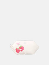 Ganni Raspberry print makeup pouch -  | Spazio Pritelli