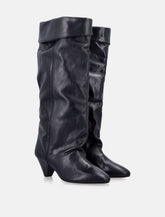 Isabel Marant Elita Black Suede Leather Boots -  | Spazio Pritelli