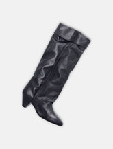 Isabel Marant Elita Black Suede Leather Boots -  | Spazio Pritelli