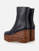 Chloé Maxime leather wedge ankle boots -  | Spazio Pritelli