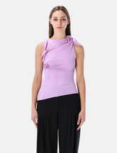 Coperni asymmetric Flower knot top - COPERNI