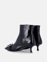 Ganni Patent Buckle Ankle Boots -  | Spazio Pritelli