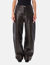 Arma Ece leather barrel trousers -  | Spazio Pritelli
