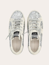 Golden Goose Full Silver Glitter Superstar Sneakers for girl -  | Spazio Pritelli
