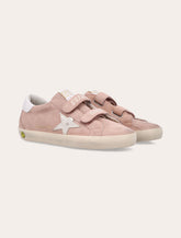 Golden Goose Old School Pink Suede Sneakers Girl -  | Spazio Pritelli
