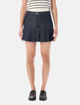 Minigonna in denim a pieghe di A.P.C. -  | Spazio Pritelli