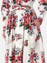 Dolce&Gabbana floral poplin midi skirt -  | Spazio Pritelli