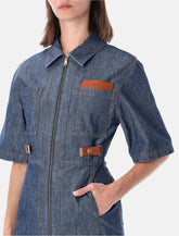 Fendi chambray denim mini dress -  | Spazio Pritelli