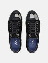 Lanvin DBB1 patent leather and suede sneakers -  | Spazio Pritelli