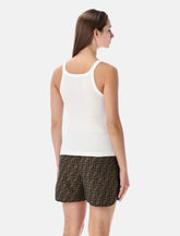 Fendi cotton rib sleeveless Top -  | Spazio Pritelli