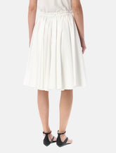 Ami Paris cotton midi corolla skirt -  | Spazio Pritelli
