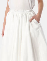 Ami Paris cotton midi corolla skirt -  | Spazio Pritelli