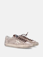 Golden Goose Super-Star beige suede sneakers -  | Spazio Pritelli