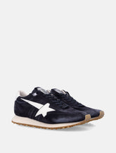 Golden Goose Marathon blue suede sneakers -  | Spazio Pritelli