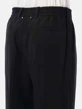 Golden Goose black loose-fit pleated trousers -  | Spazio Pritelli
